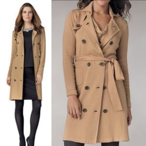 CAbi Long French Trench Redux Sweater